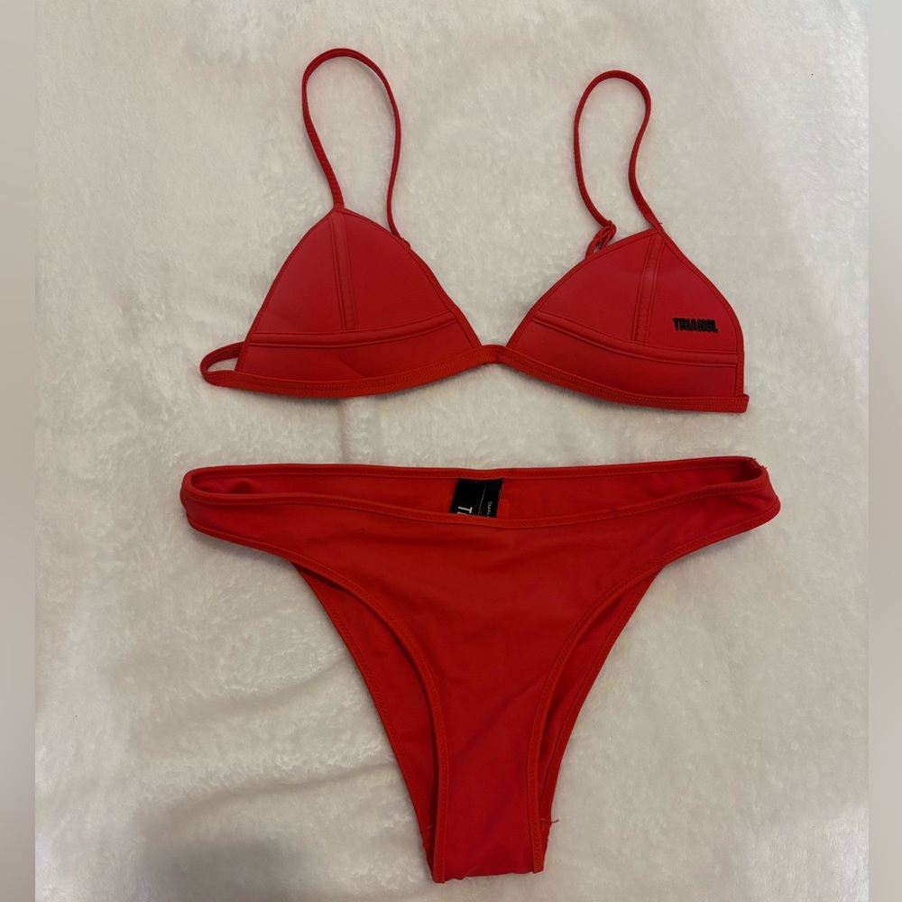 Triangl Swimwear Vibrant Red Bikini